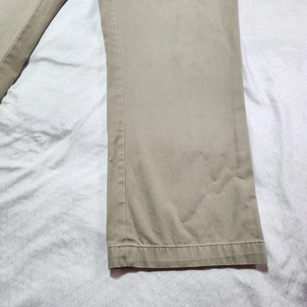 Polo Ralph Lauren Mens Khaki Chino's Pants Cotton Relaxed Fit 36x30